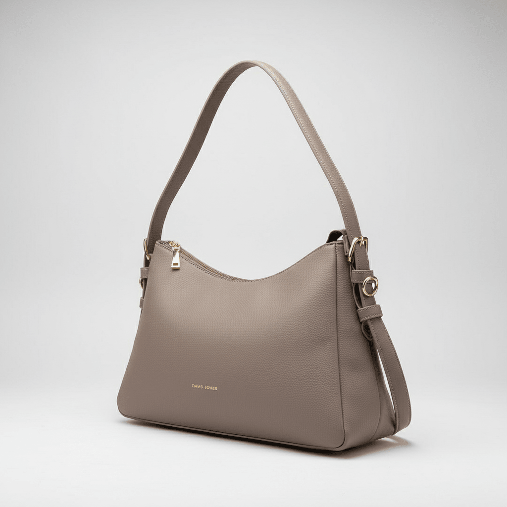 Elegantna Ženska Torba Preko Ramena – Ženske Torbe – Taupe – slika 1