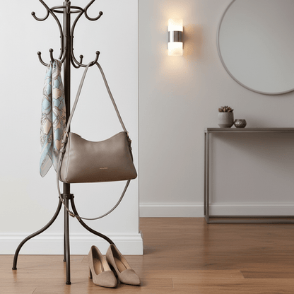 Elegantna Ženska Torba Preko Ramena – Ženske Torbe – Taupe – slika 6