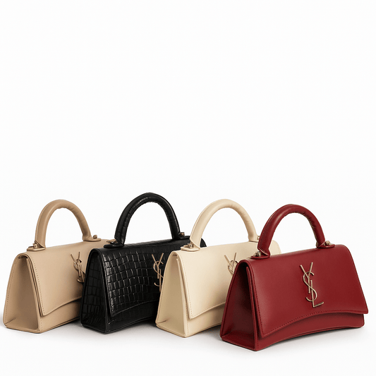 Elegantna Ženska Torba s Ručkom – – Bordo – slika 1