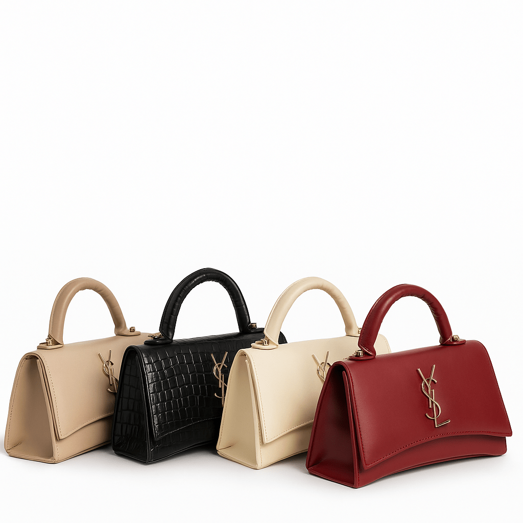 Elegantna Ženska Torba s Ručkom – – Bordo – slika 1