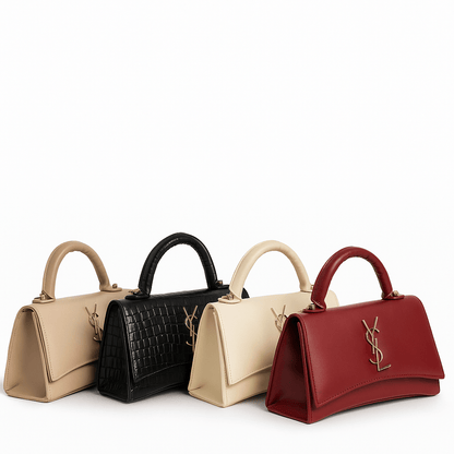 Elegantna Ženska Torba s Ručkom – – Bordo – slika 1