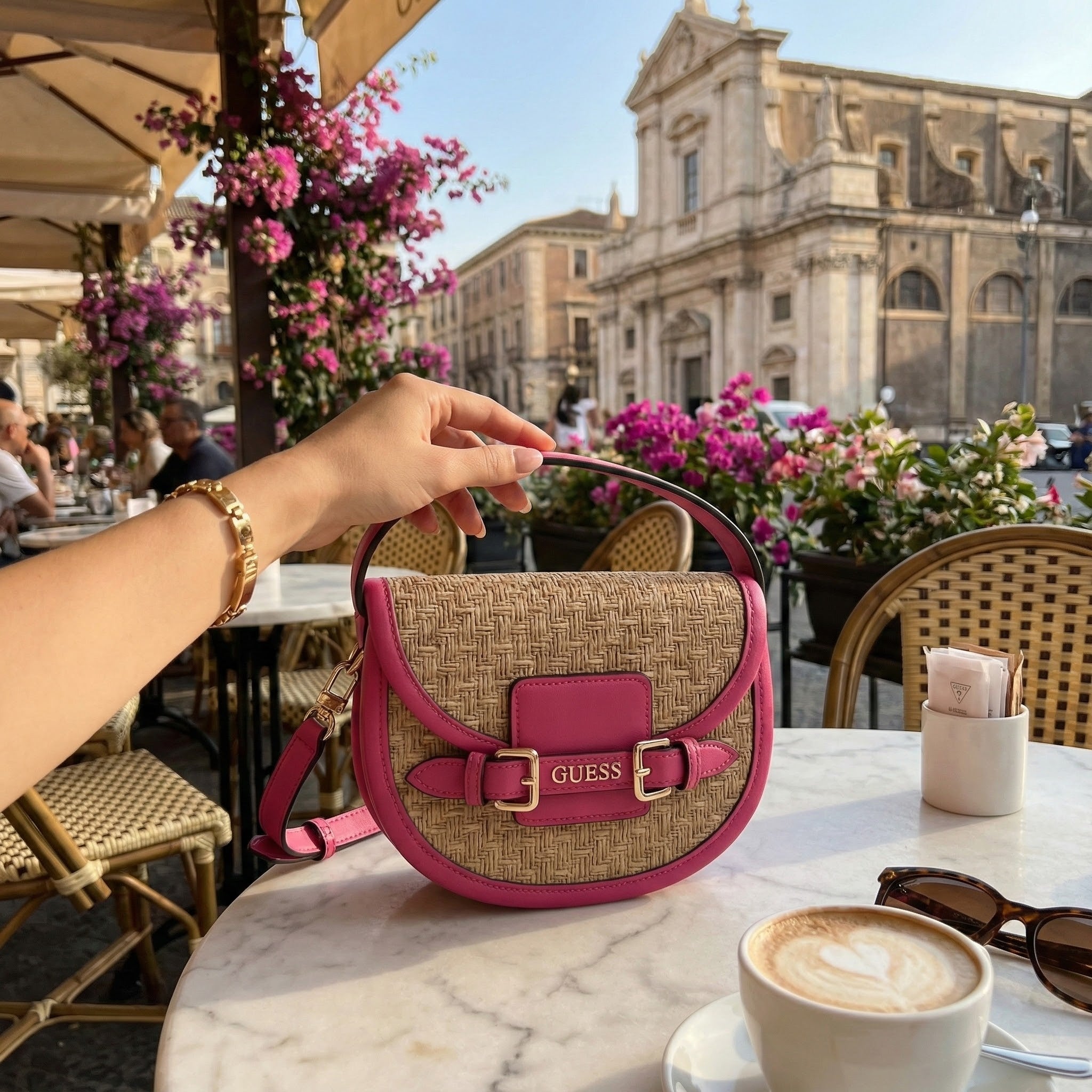 Elegantna Ženska Torbica – – Roza – slika 1