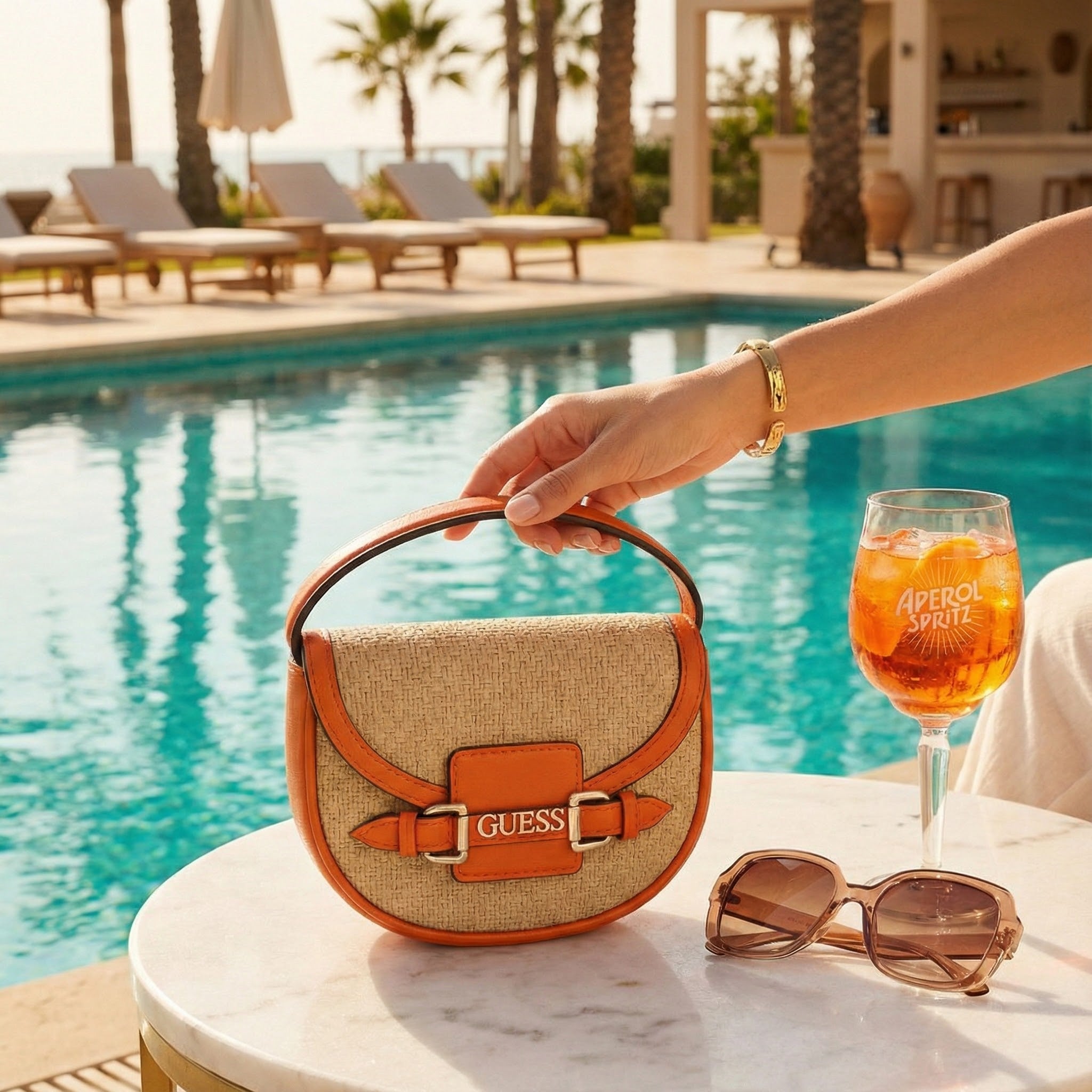 Elegantna Ženska Torbica – – Narančasta – slika 2