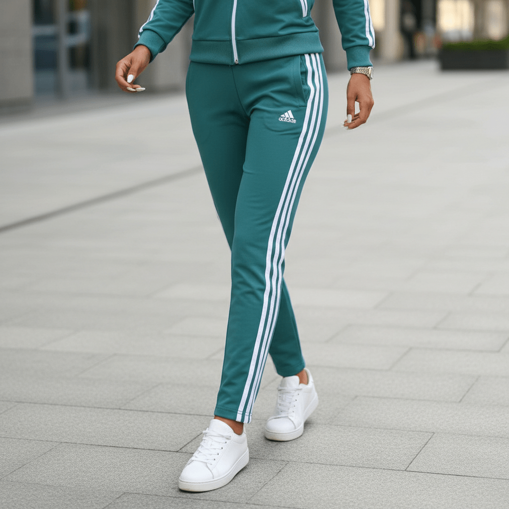 Elegantna Ženska Trenerka – Ženska sportska odjeća – S Tirkizna – slika 5