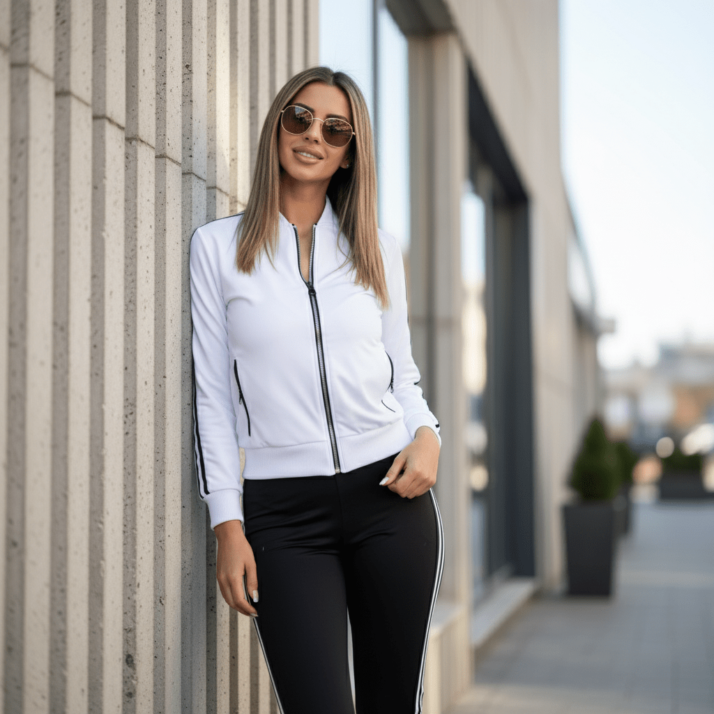 Elegantna Ženska Trenerka – Sportska odjeća – M – slika 4