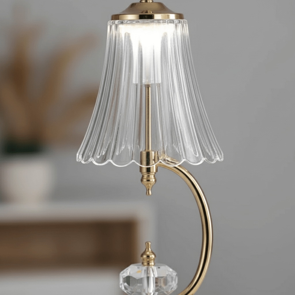 Elegantna Zlatna Stolna Lampa – Stolna Lampa – Univerzalna – slika 6