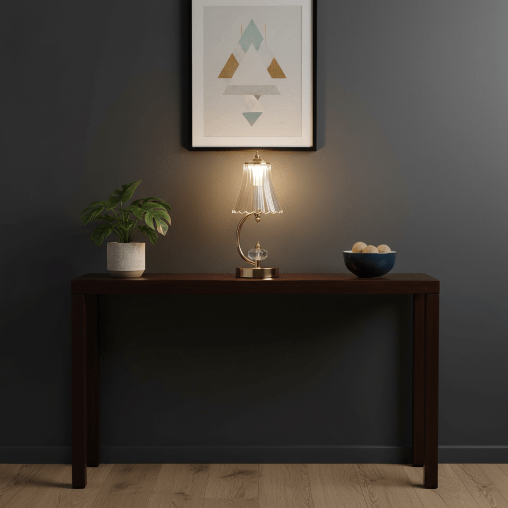 Elegantna Zlatna Stolna Lampa – Stolna Lampa – Univerzalna – slika 3