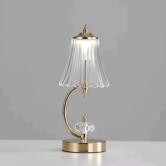 Elegantna Zlatna Stolna Lampa – Stolna Lampa – Univerzalna – slika 1