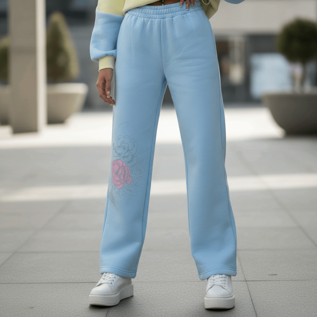 Elegantna Žuto - Plava Trenerka Set – Trenirke – Univerzalna Žuto - Plava – slika 4