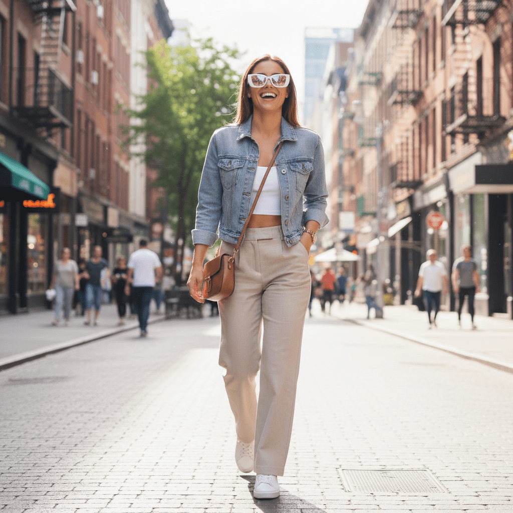 Elegantne Bijele Sunčane Naočale s – Sunčane naočale – Bijela – slika 6