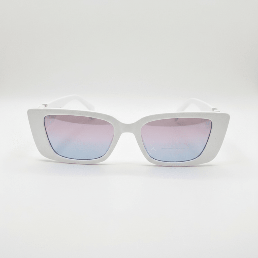 Elegantne Bijele Sunčane Naočale s – Sunčane naočale – Bijela – slika 1