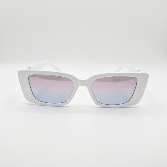 Elegantne Bijele Sunčane Naočale s – Sunčane naočale – Bijela – slika 1