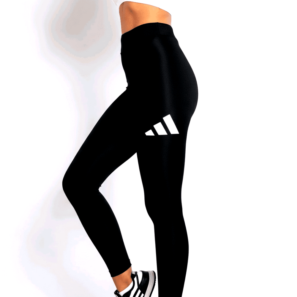 Elegantne Crne Sportske Helanke s Prepoznatljivim Logom – Sportske Helanke – S Crna – slika 5