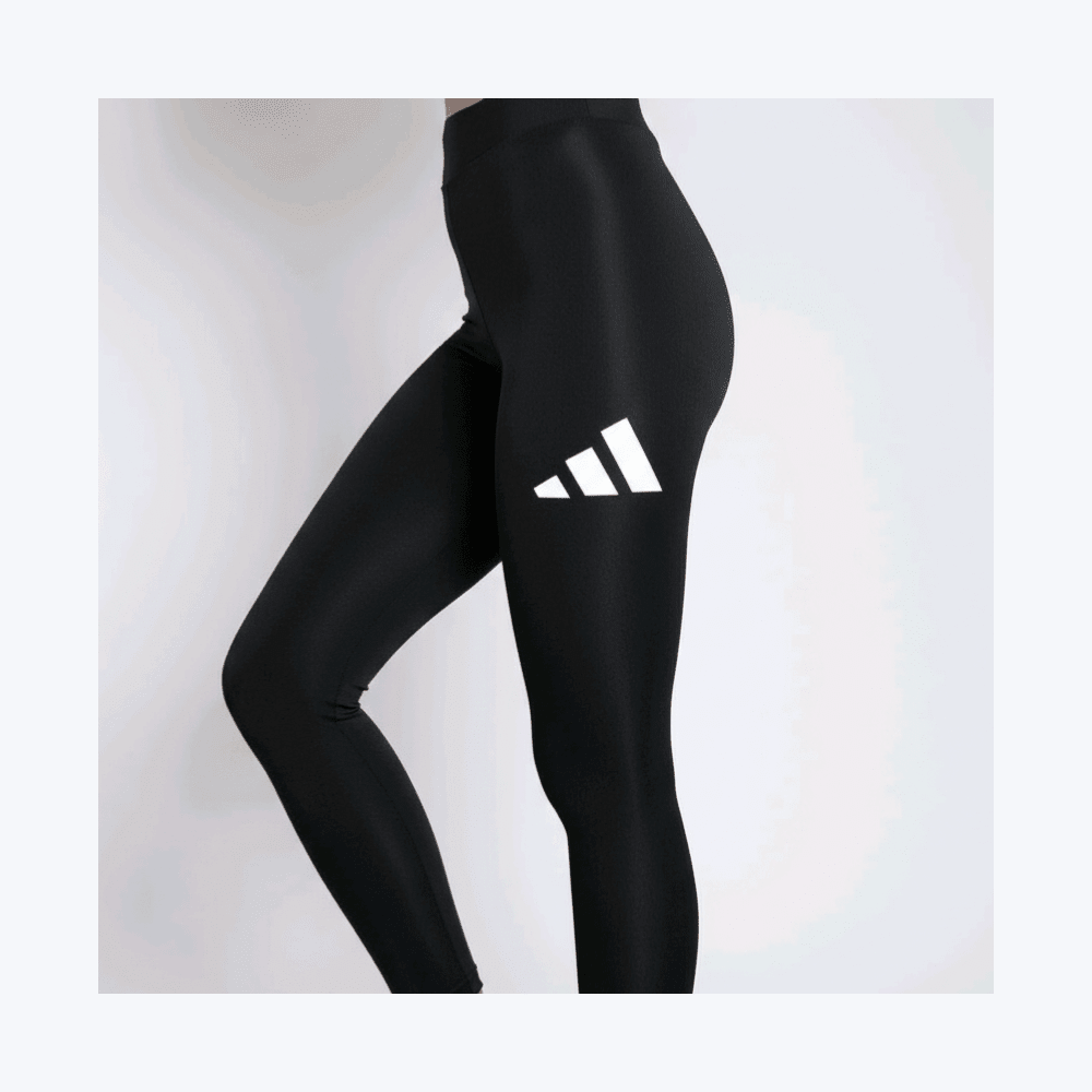 Elegantne Crne Sportske Helanke s Prepoznatljivim Logom – Sportske Helanke – S Crna – slika 3
