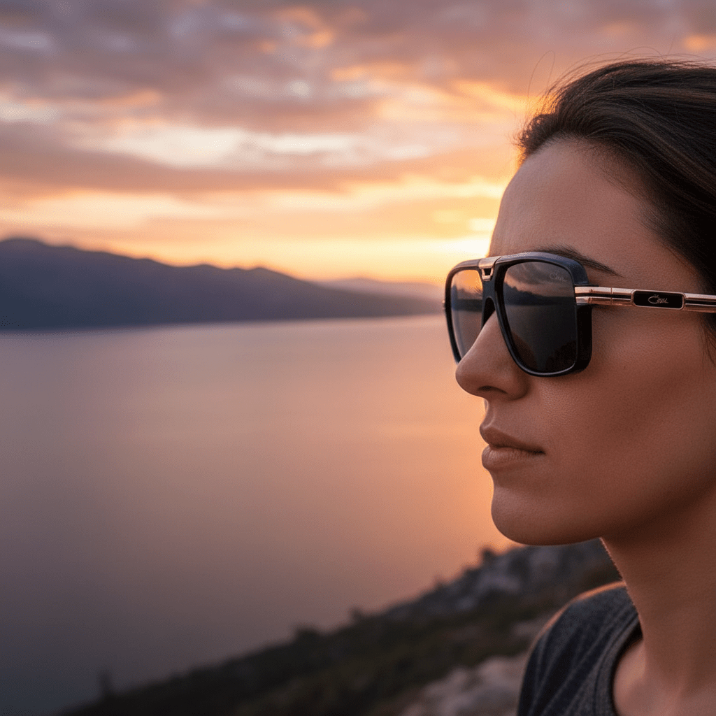 Elegantne Crne Sunčane Naočale – Naočale – Univerzalna Crna sa zlatnim detaljima – slika 4