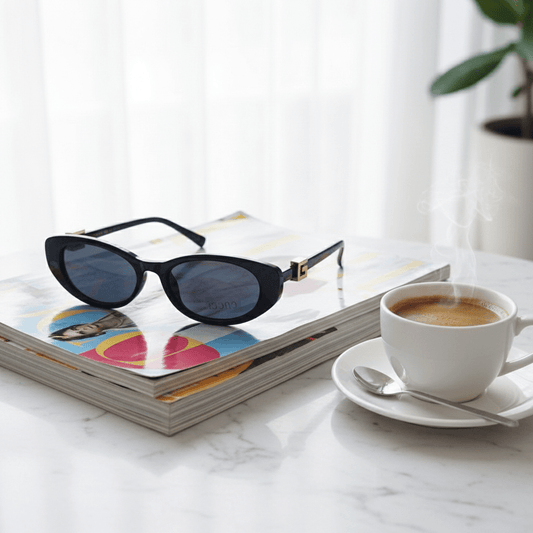 Elegantne Crne Sunčane Naočale – Sunčane naočale – Crna – slika 1