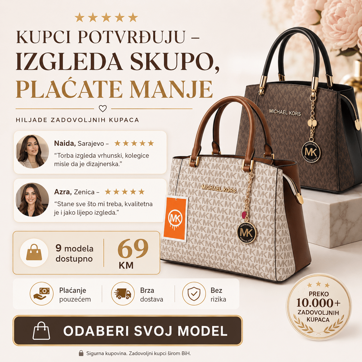 Elegantne i Praktične Ženske Torbe – Torbe i Novčanici – Model.1 – slika 3