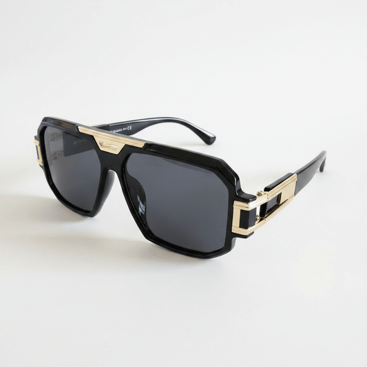 Elegantne Muške Sunčane Naočale – Sunčane naočale – Univerzalna Crna/Zlatna – slika 1