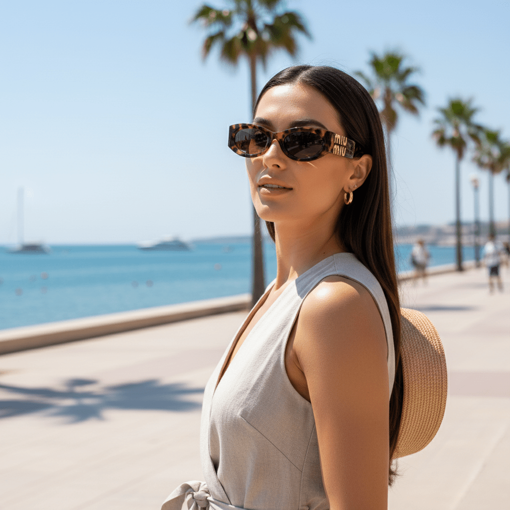 Elegantne Retro Naočale za Sunce – Sunčane Naočale – Tortoiseshell – slika 6