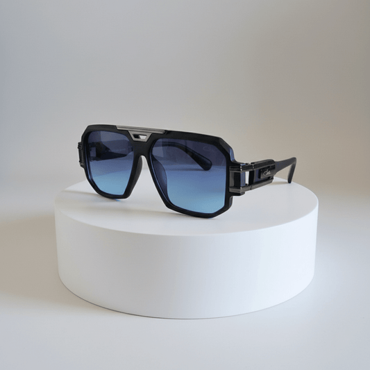 Elegantne Sunčane Naočale – Sunčane naočale – Crni okvir, plava stakla Univerzalna – slika 1