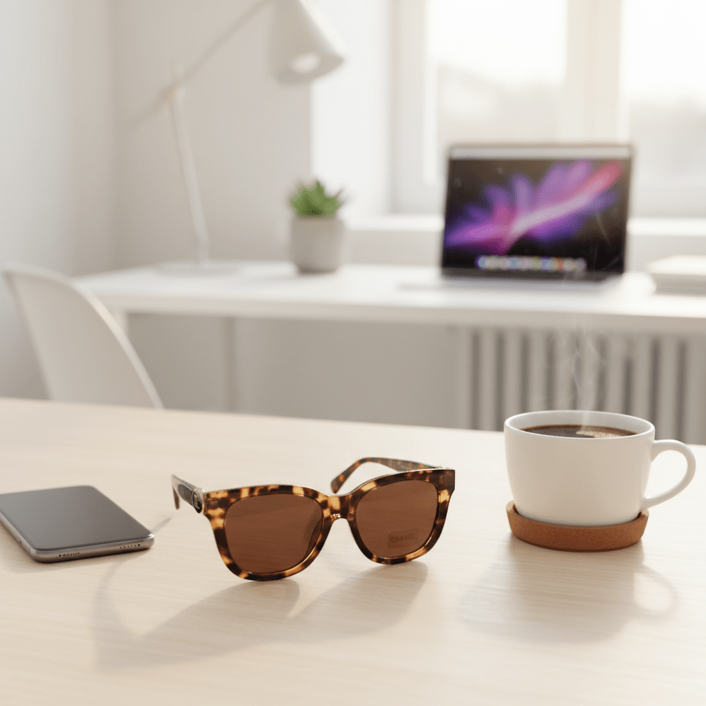Elegantne Sunčane Naočale – Naočale za Sunce – Univerzalna Kornjačevina – slika 6