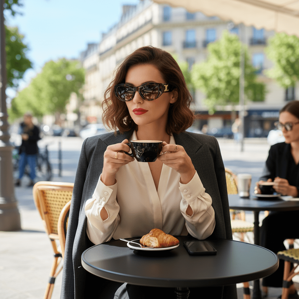 Elegantne Ženske Sunčane – Naočale – Univerzalna Kornjačevina – slika 2