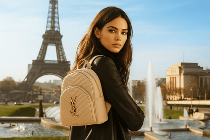 Elegantni Brendirani Ruksak – – Crna – slika 12