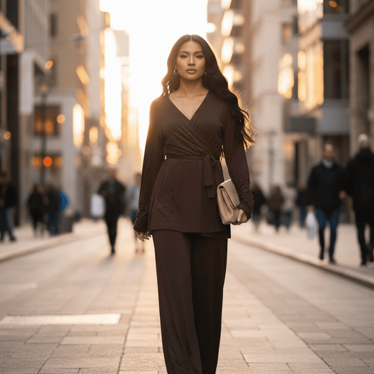 Elegantni Dvodijelni Komplet – Ženska odjeća – S – slika 1