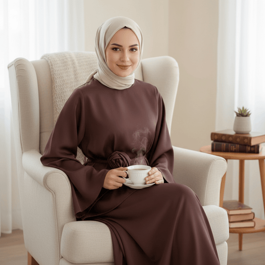 Elegantni Dvostruki Set od Medinske Svile – Ženska odjeća – Univerzalna – slika 1