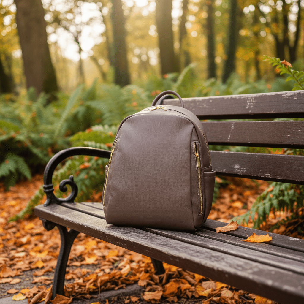 Elegantni Moka Smeđi Ruksak – Ruksaci – Moka Smeđa – slika 6
