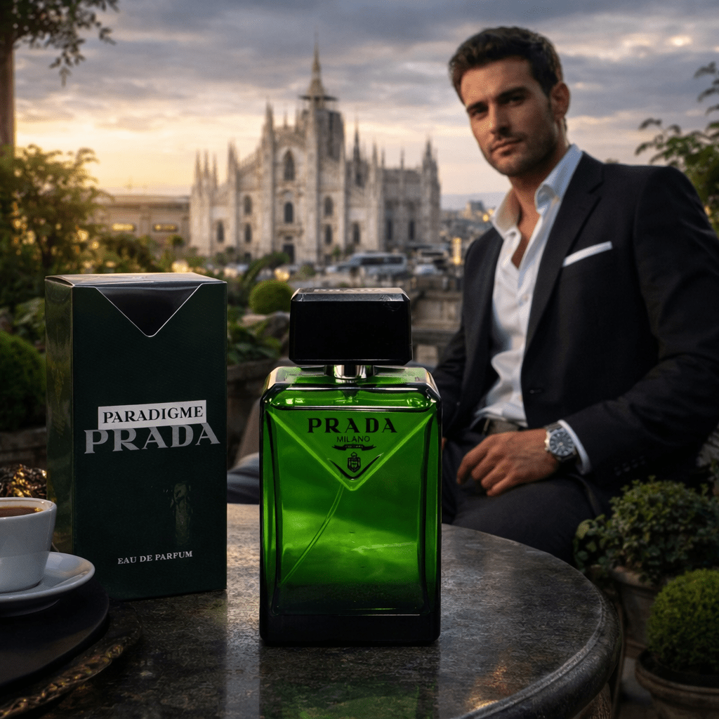 Elegantni Zeleni Muški Parfem – – – slika 1