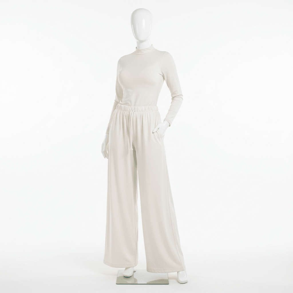 Elegantni Ženski Komplet Trenerka – Dječje igračke – Univerzalna Krem – slika 6