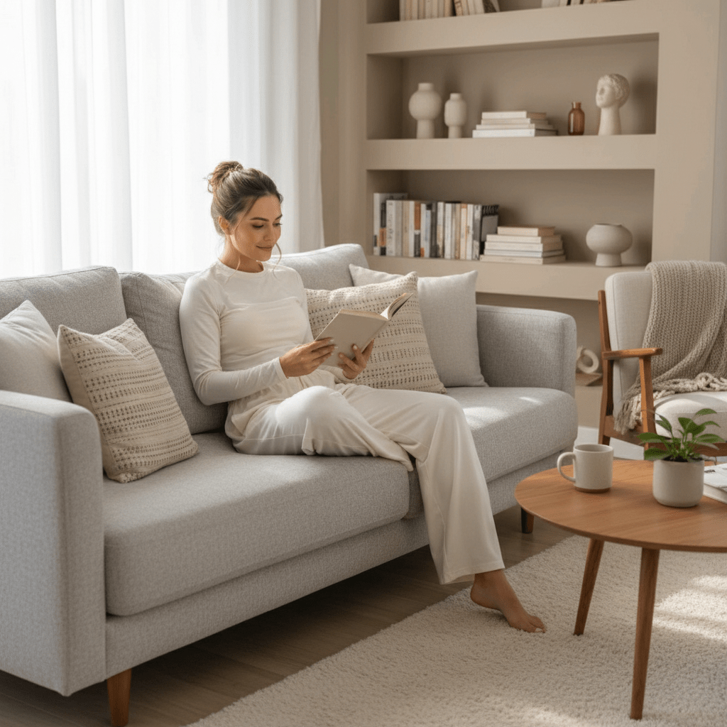 Elegantni Ženski Komplet Trenerka – Dječje igračke – Univerzalna Krem – slika 2