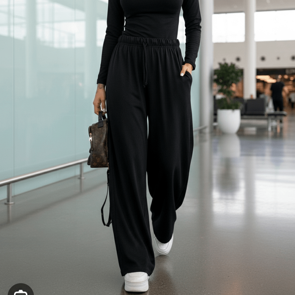 Elegantni Ženski Komplet Trenerka – Ženski Komplet – Univerzalna Crna – slika 6