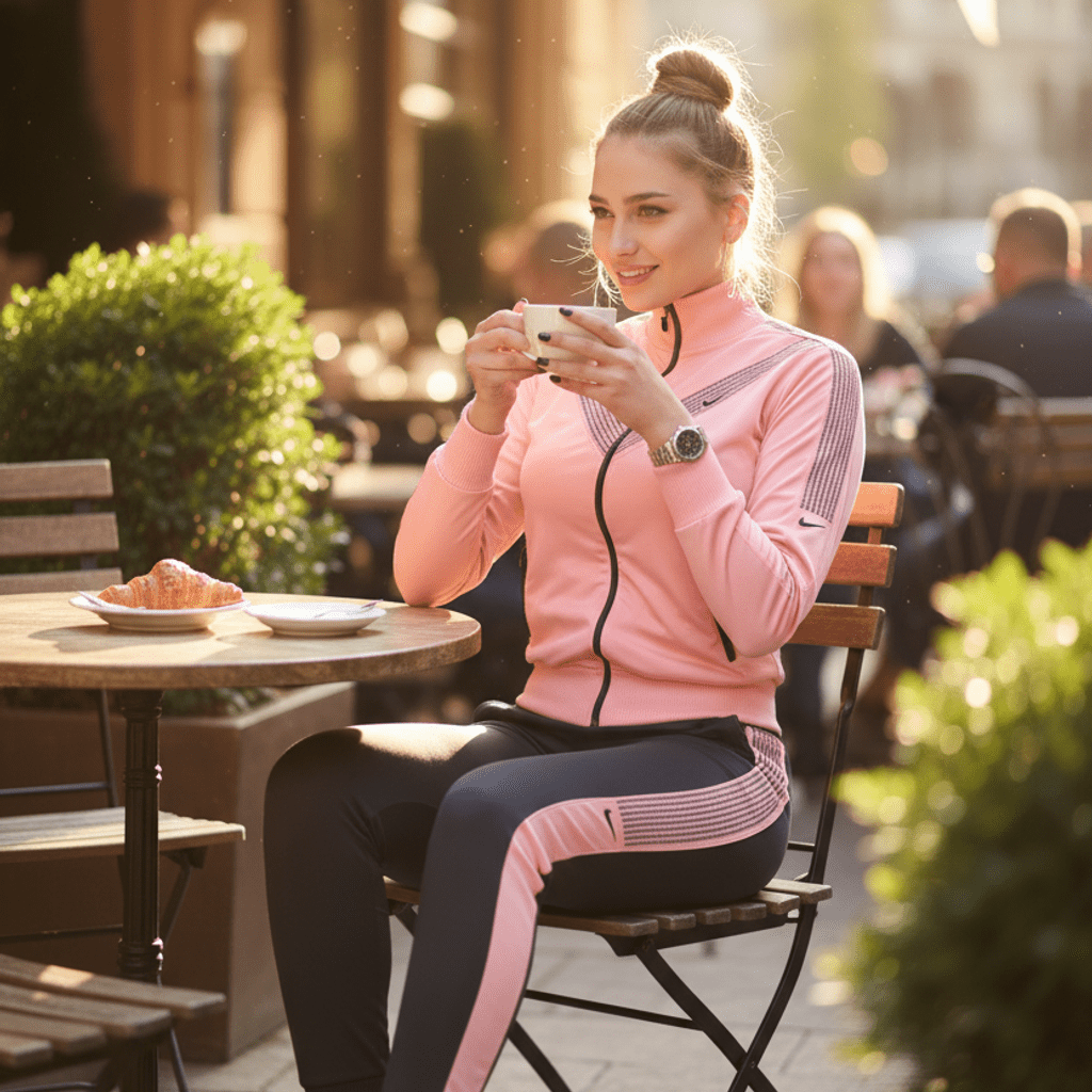 Elegantni Ženski Komplet Trenerka – Ženski kompleti – S – slika 4