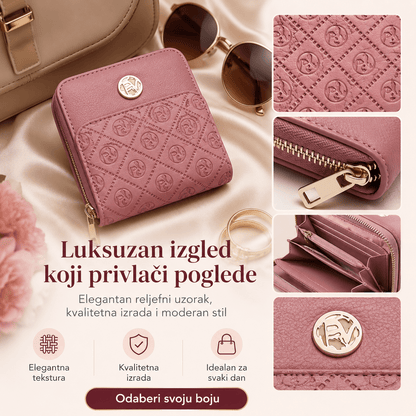 Elegantni Ženski Novčanik – – Smeđa – slika 3