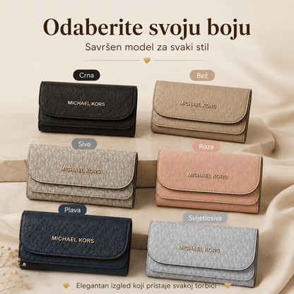 Elegantni Ženski Novčanik – Torbe i Novčanici – Crna – slika 1