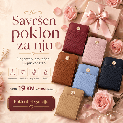 Elegantni Ženski Novčanik – – Smeđa – slika 8