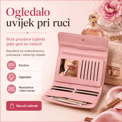 Elegantni Ženski Novčanik – – Crvena – slika 8