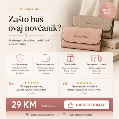 Elegantni Ženski Novčanik – Torbe i Novčanici – Crna – slika 6
