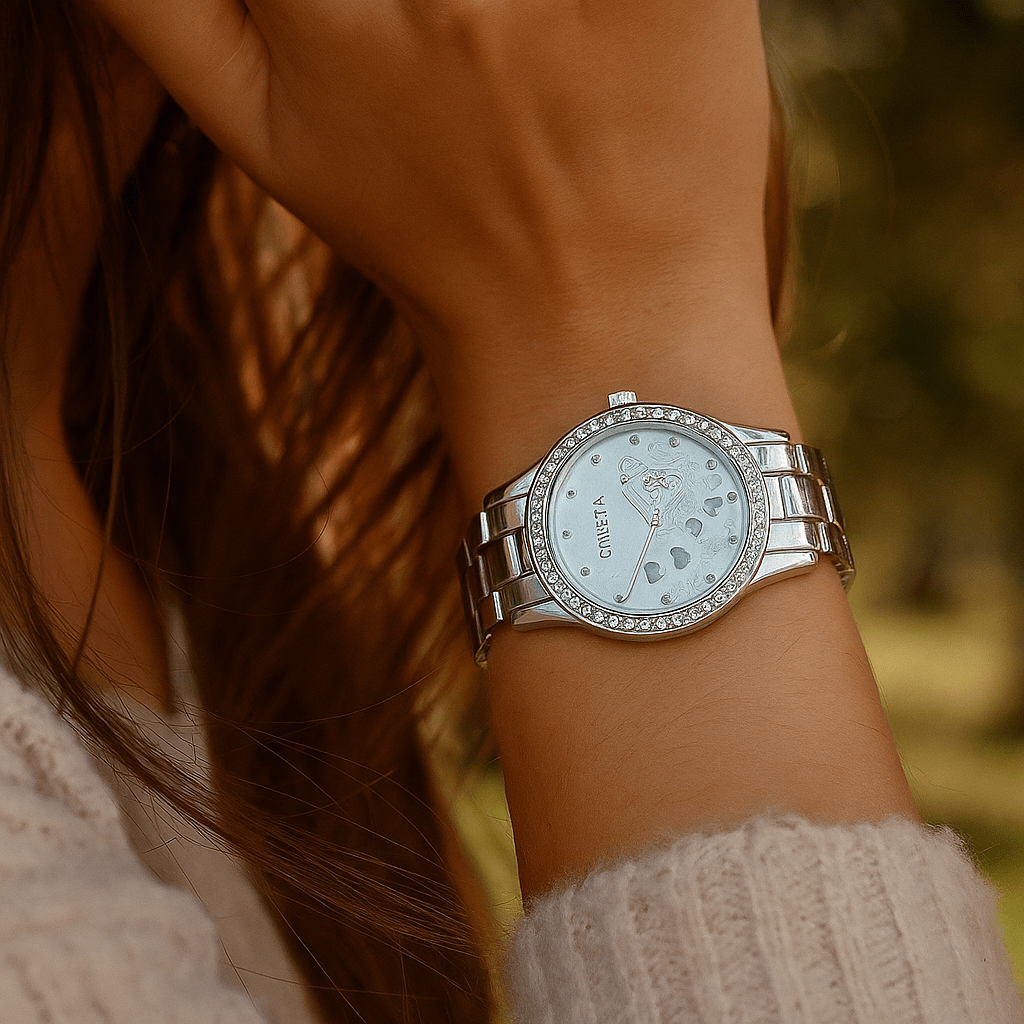 Elegantni Ženski Sat sa Srcima - SAMO KLIKNI