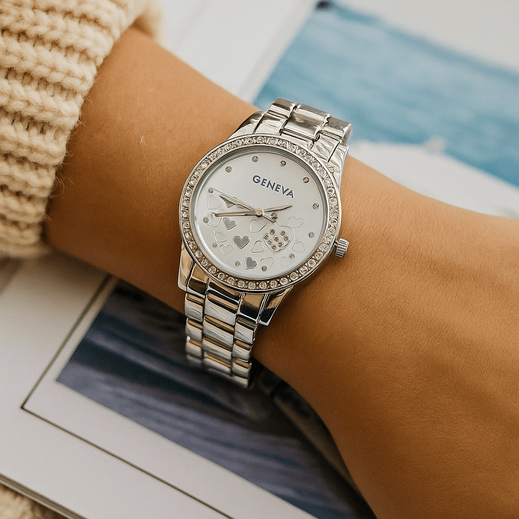 Elegantni Ženski Sat sa Srcima - SAMO KLIKNI