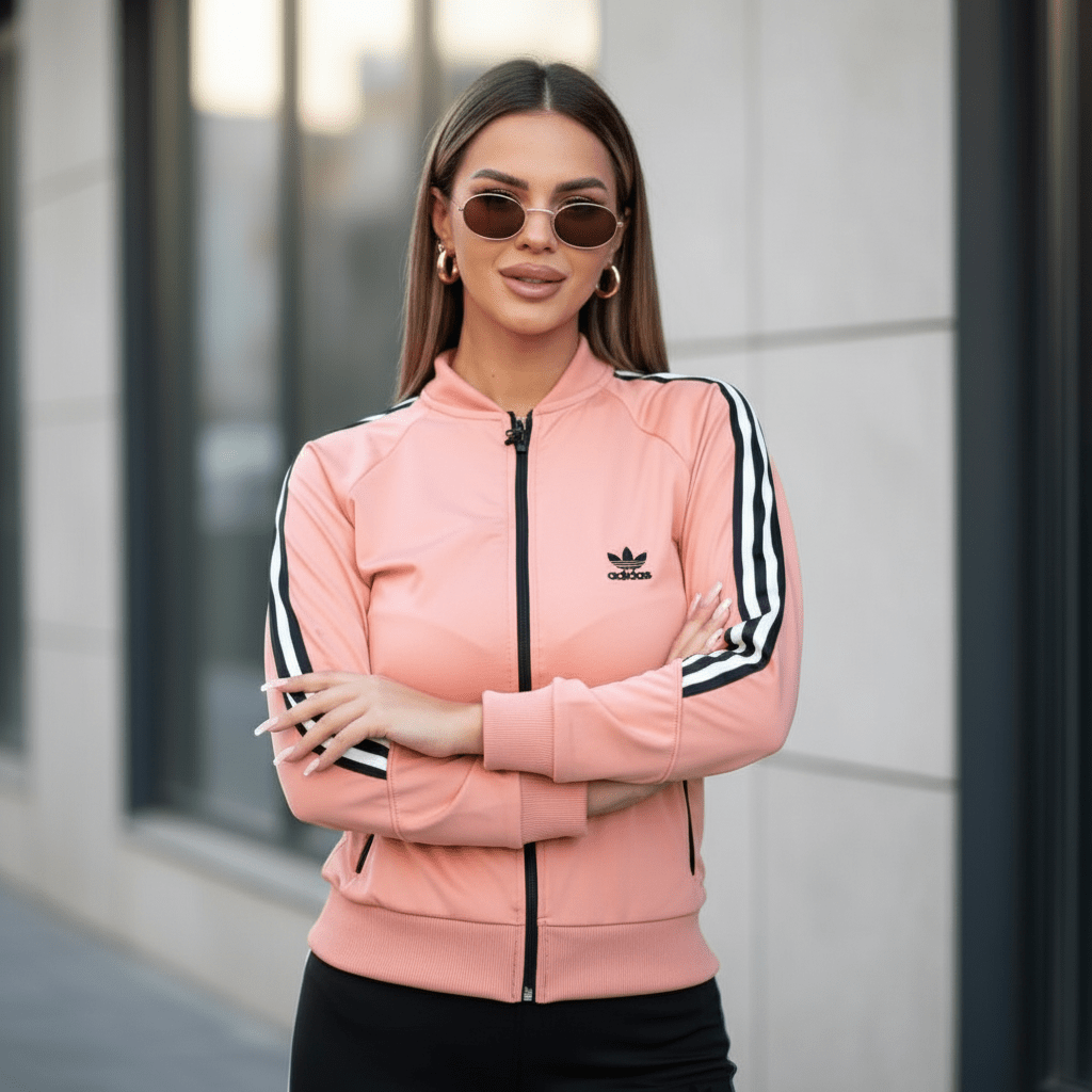 Elegantni Ženski Sportski Komplet – Sportska odjeća – M Breskva – slika 1