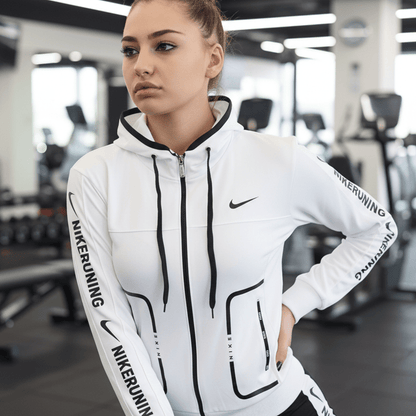 Elegantni Ženski Sportski Komplet - Trenerka i Helanke – Sportska odjeća – S – slika 3