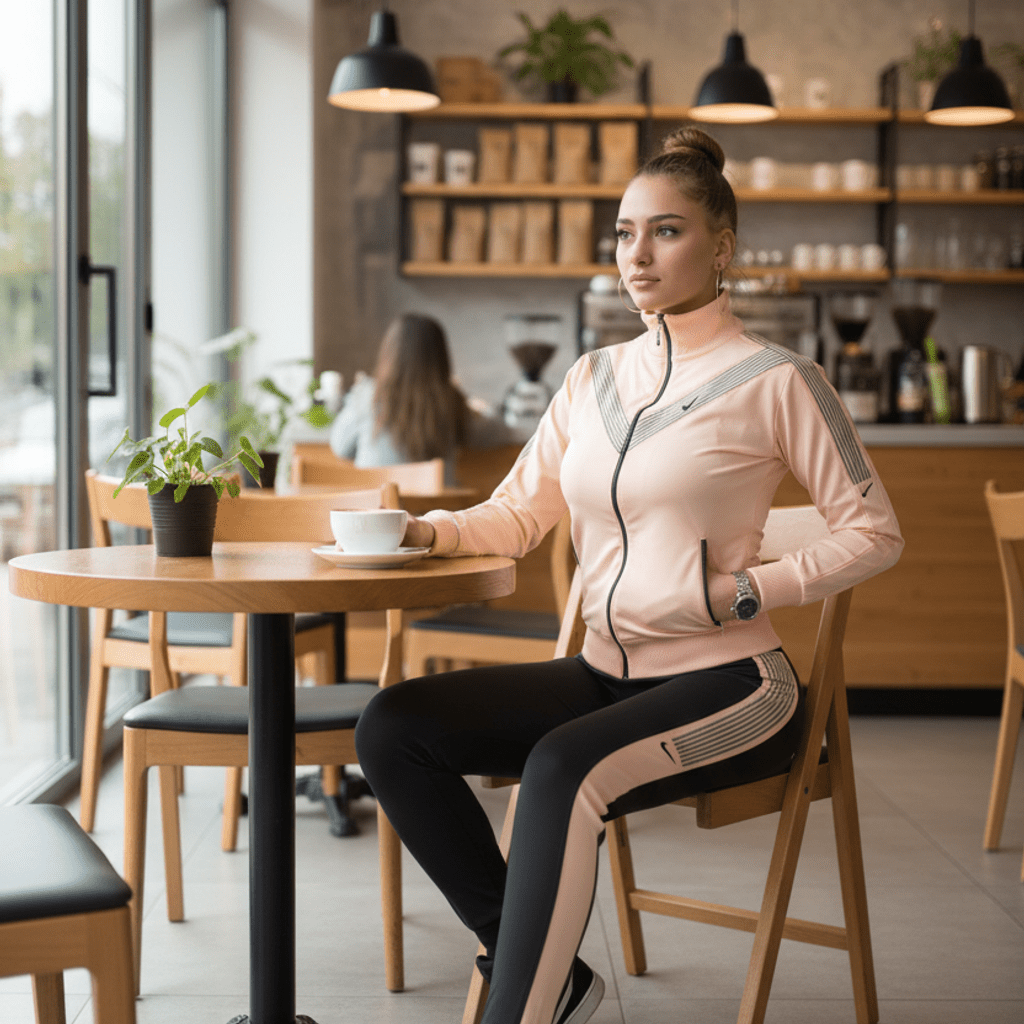 Elegantni Ženski Trenerka Set – Trenirke – S – slika 5