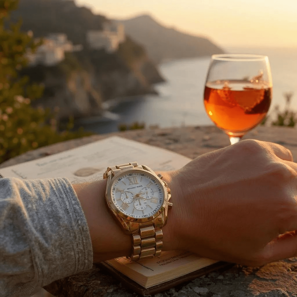 Elegantni Zlatni Kronograf – Sat - SAMO KLIKNI