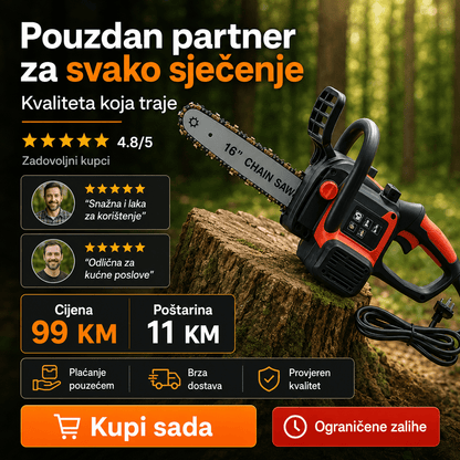 Električna Lančana Pila – Baštenske Mašine i Motori – – slika 5