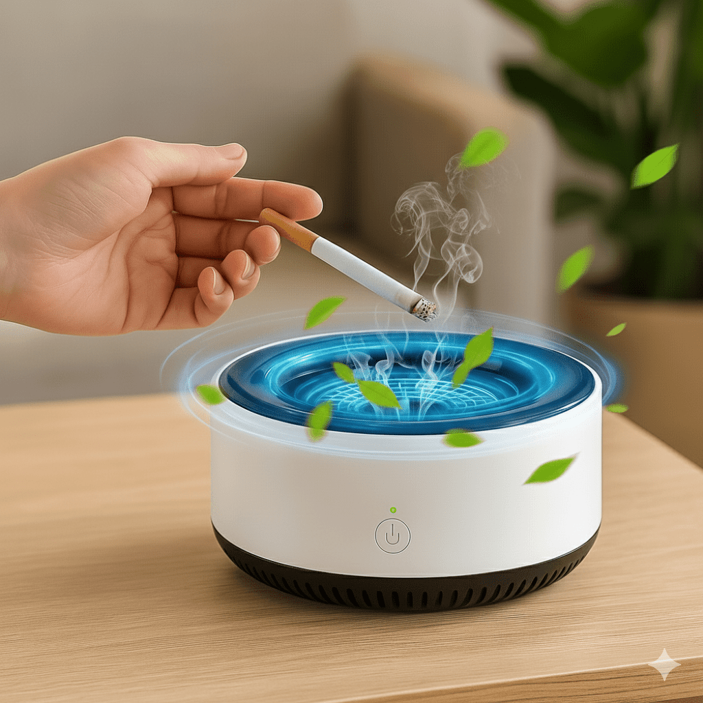 Električna pepeljara koja uvlači dim – – – slika 1