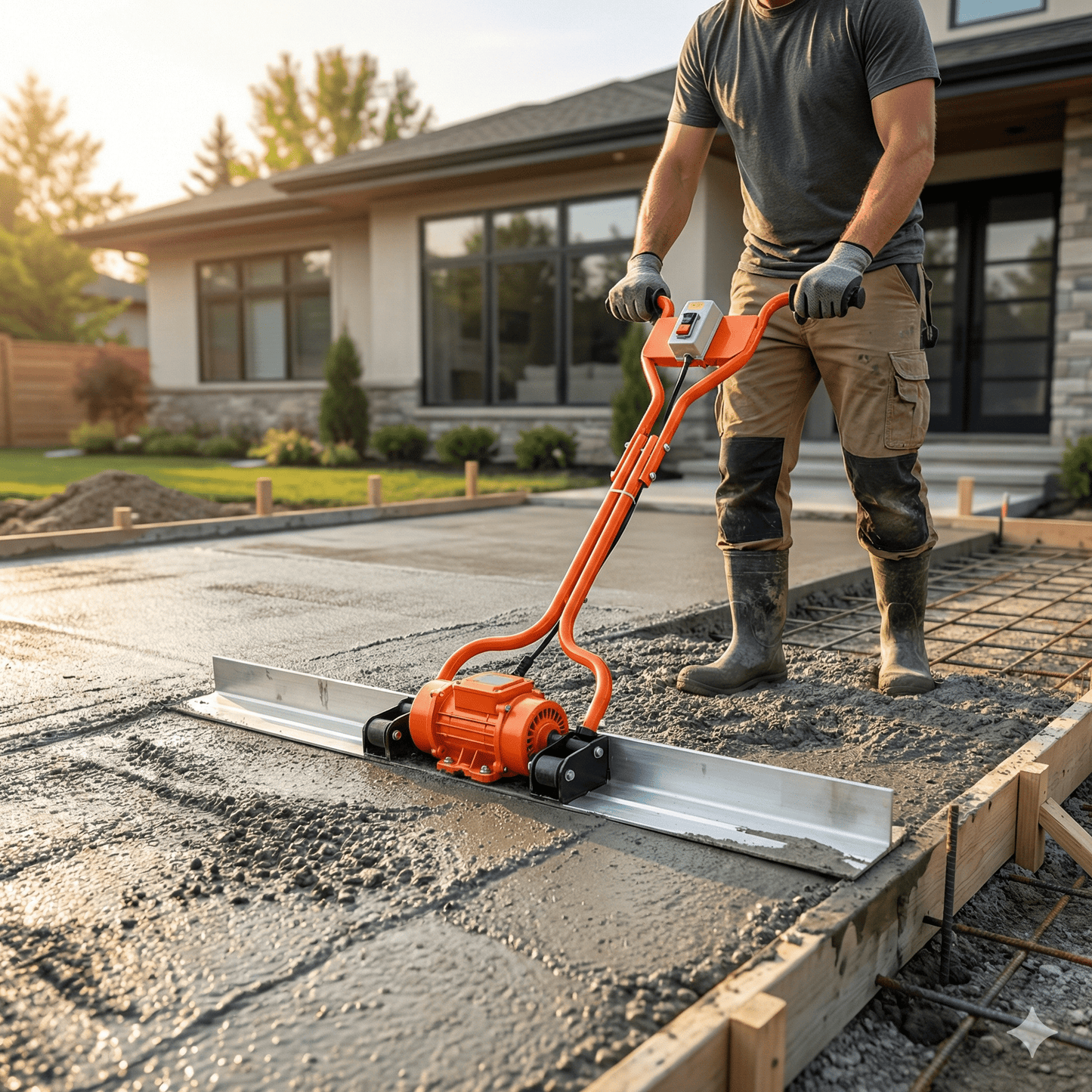 Električna vibro letva za ravnanje betona – – 1 metar – slika 1
