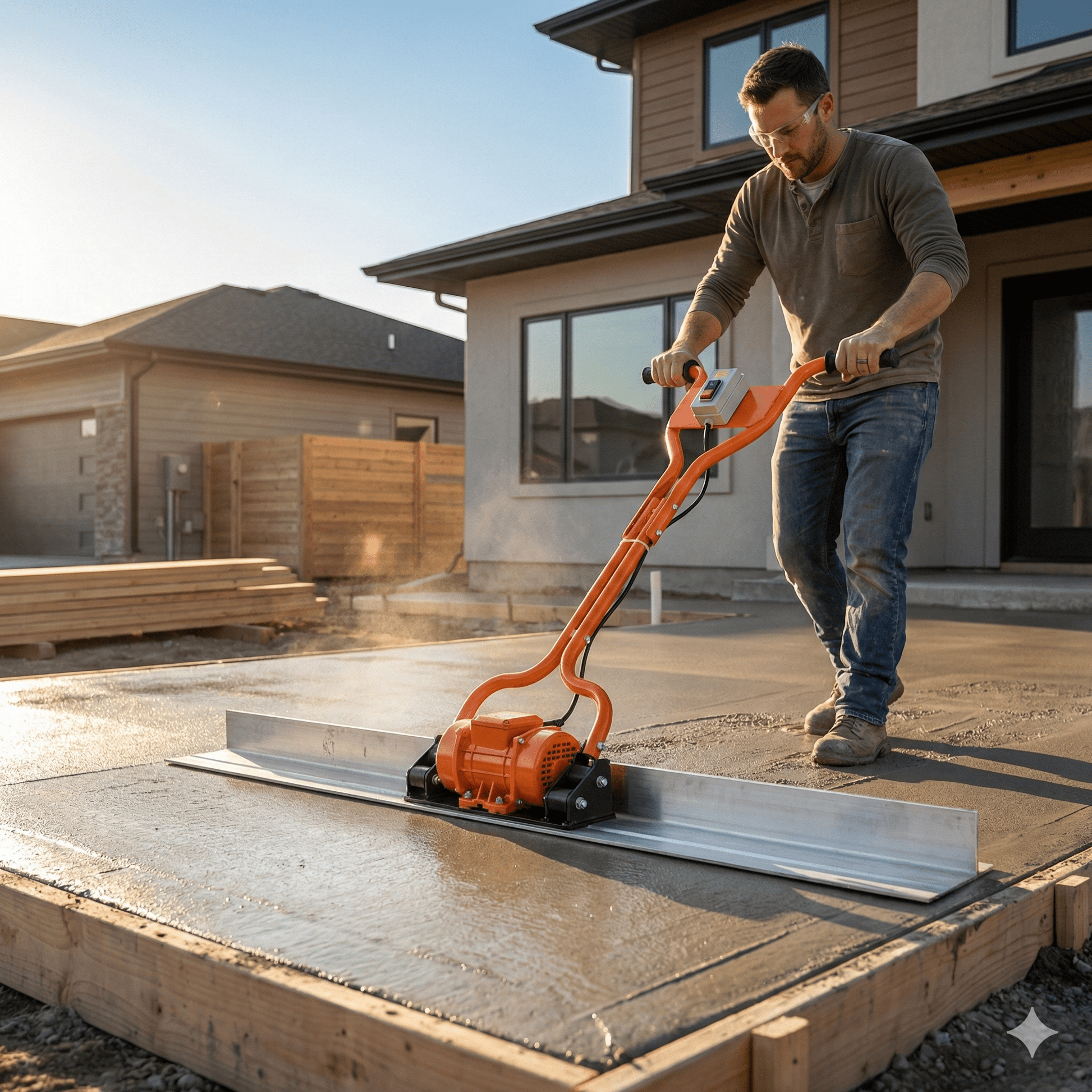 Električna vibro letva za ravnanje betona – – 1 metar – slika 2